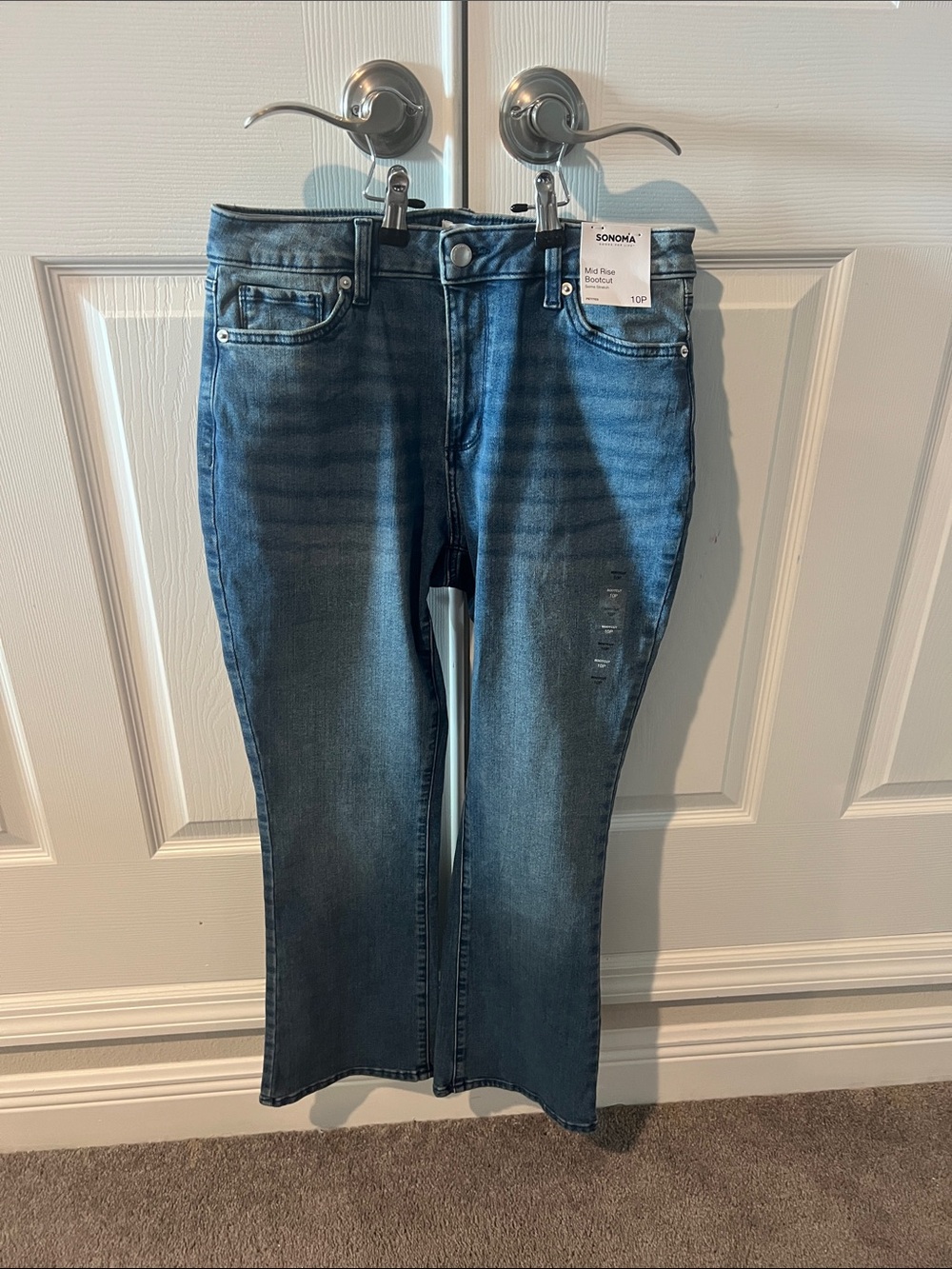 Sonoma Mid Rise Bootcut Jeans in Blue - Picture 4 of 6